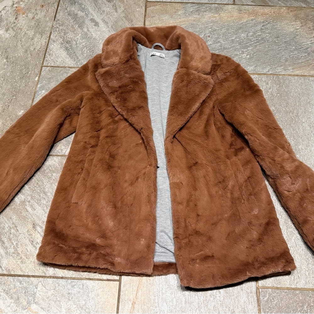 Dex Women's Tan Teddy Jacket